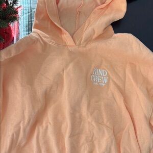 Kind Crew Orange Hoodie. XL